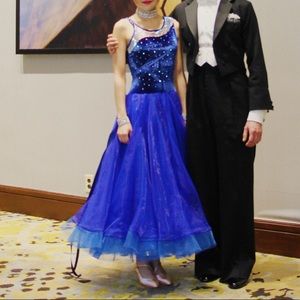 Ballroom dress( Standard/ smooth) with drills